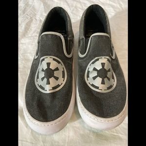 Men’s Star Wars slip on 10.5. Gray Empire Imperial